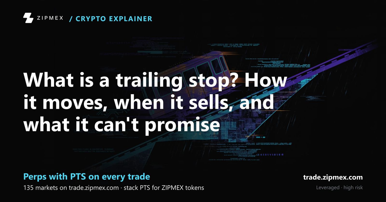 What is a trailing stop? How it moves, when it sells, and what it can't promise