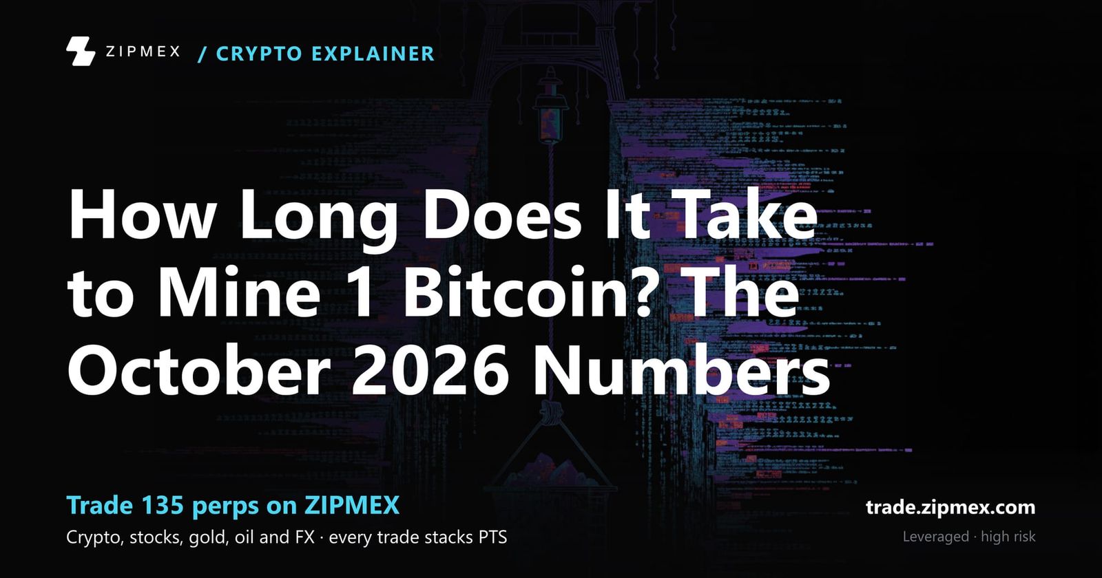 How Long Does It Take to Mine 1 Bitcoin? The October 2026 Numbers