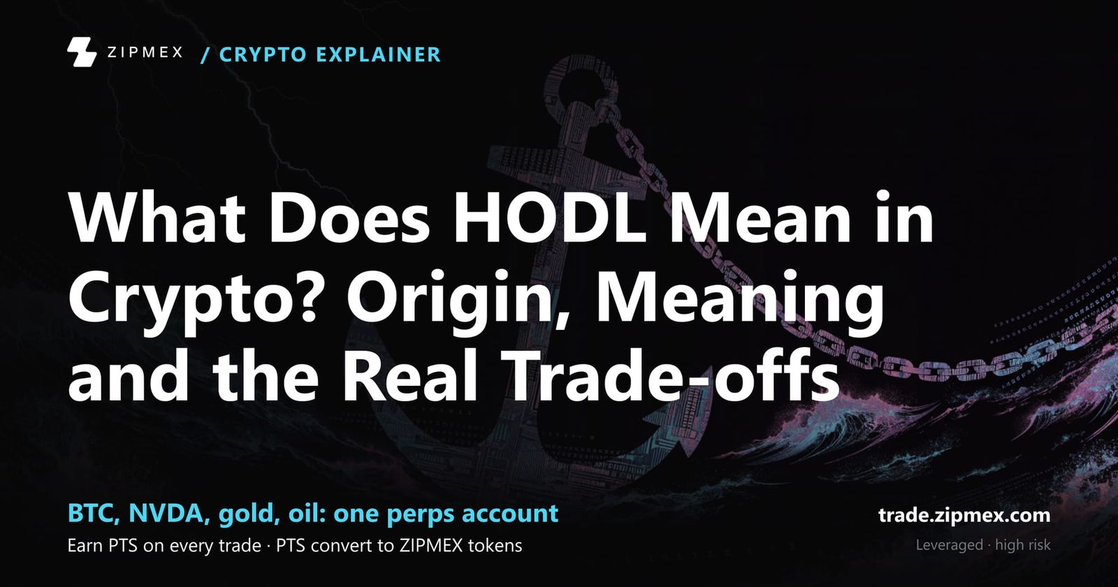 What Does HODL Mean in Crypto? Origin, Meaning and the Real Trade-offs