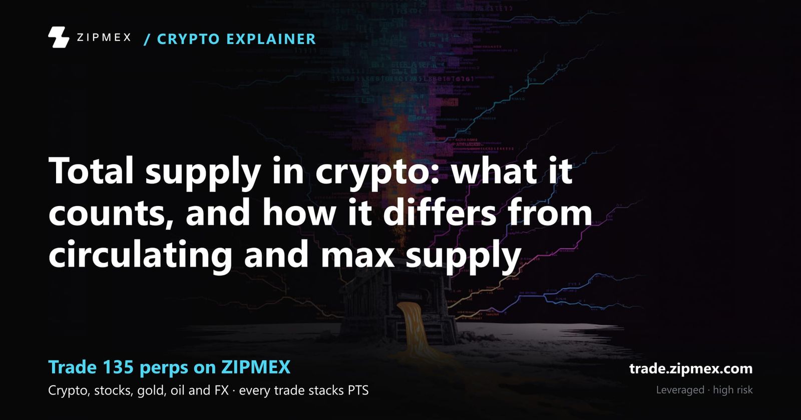 Total supply in crypto: what it counts, and how it differs from circulating and max supply