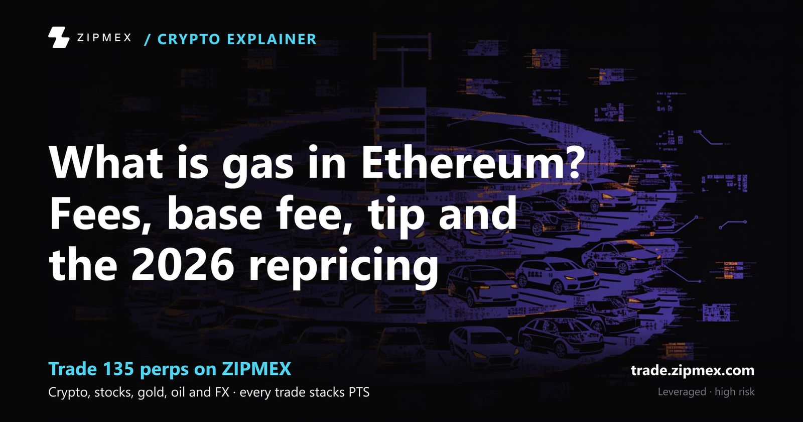 What is gas in Ethereum? Fees, base fee, tip and the 2026 repricing
