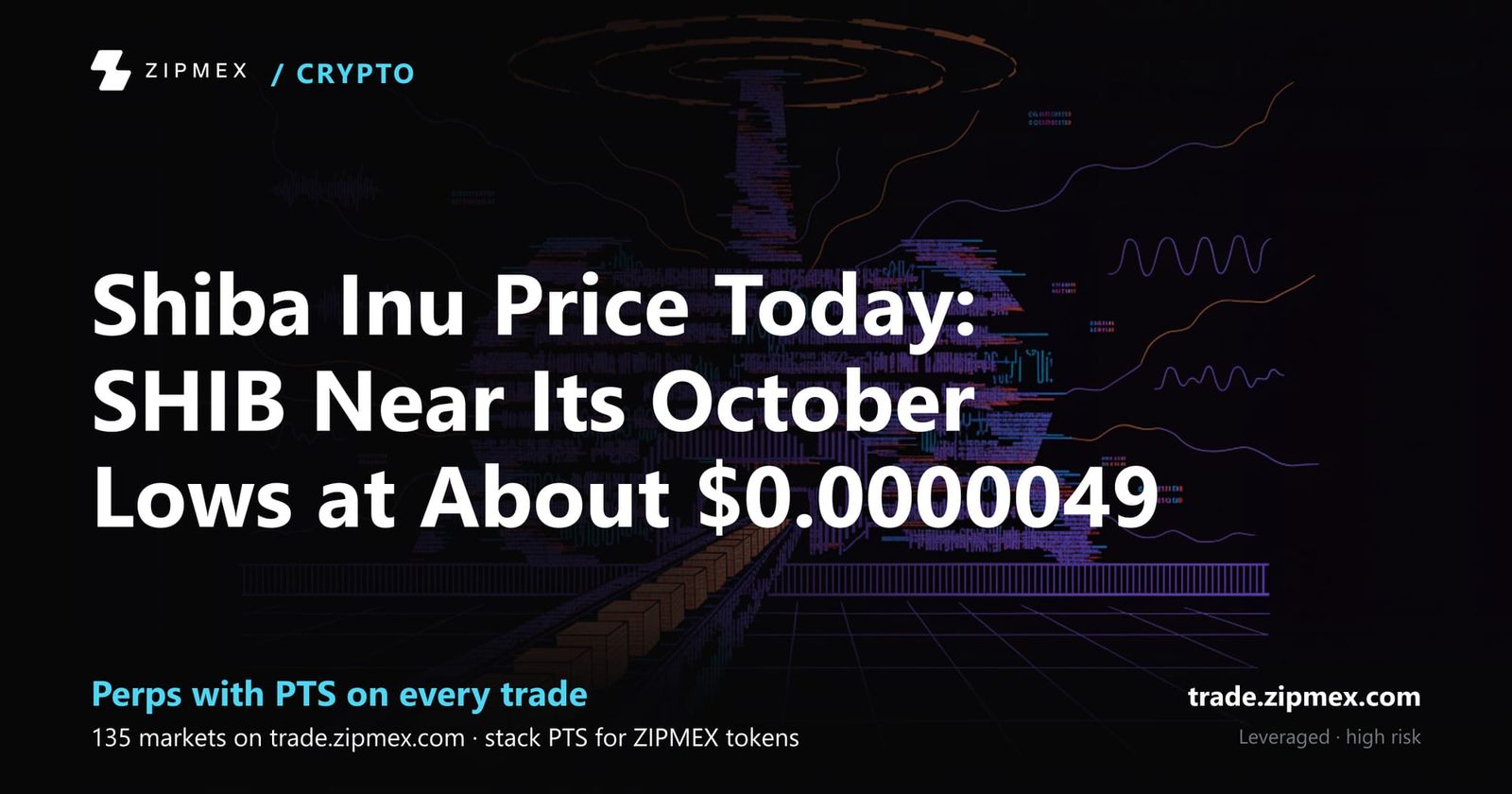 Shiba Inu Price Today: SHIB Near Its October Lows at About $0.0000049