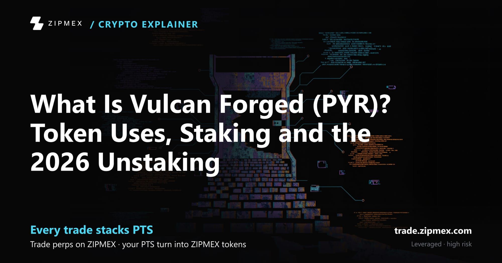 What Is Vulcan Forged (PYR)? Token Uses, Staking and the 2026 Unstaking