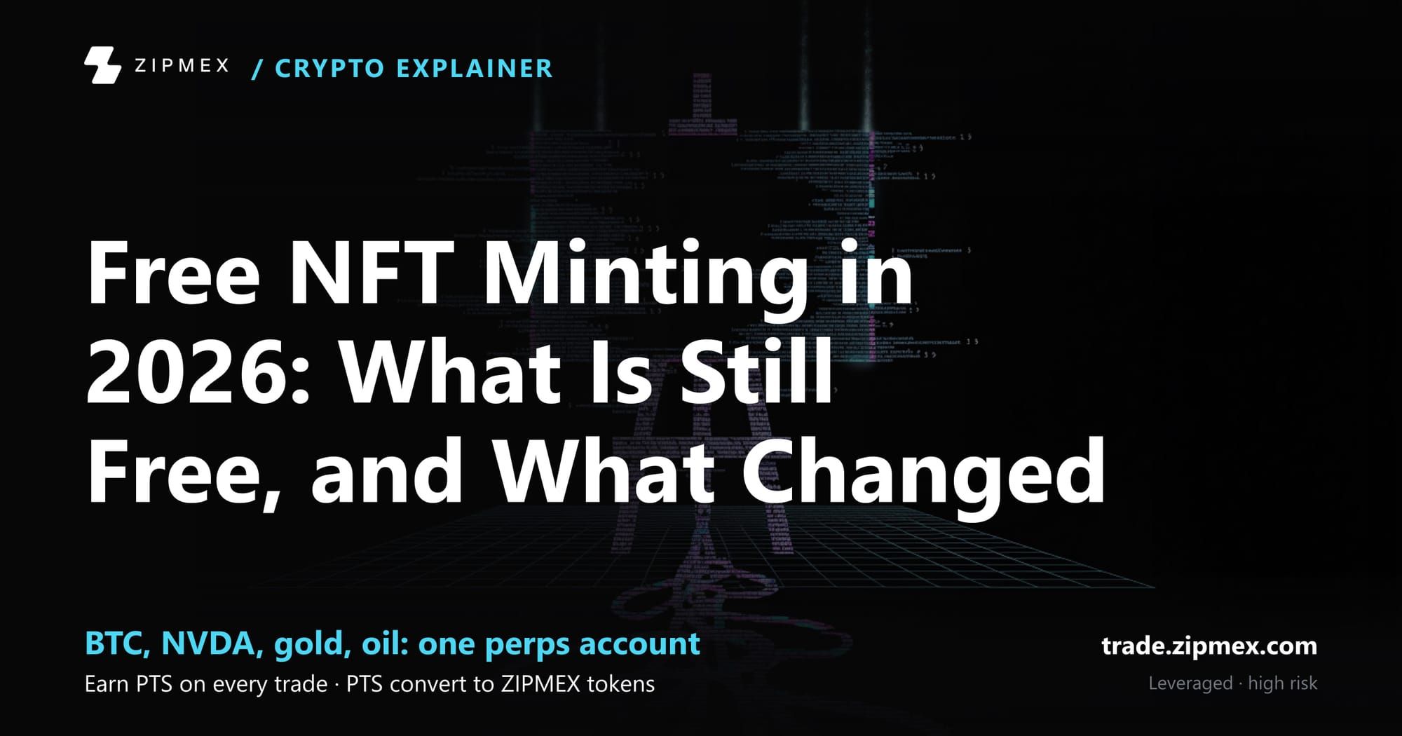 Free NFT Minting in 2026: What Is Still Free, and What Changed