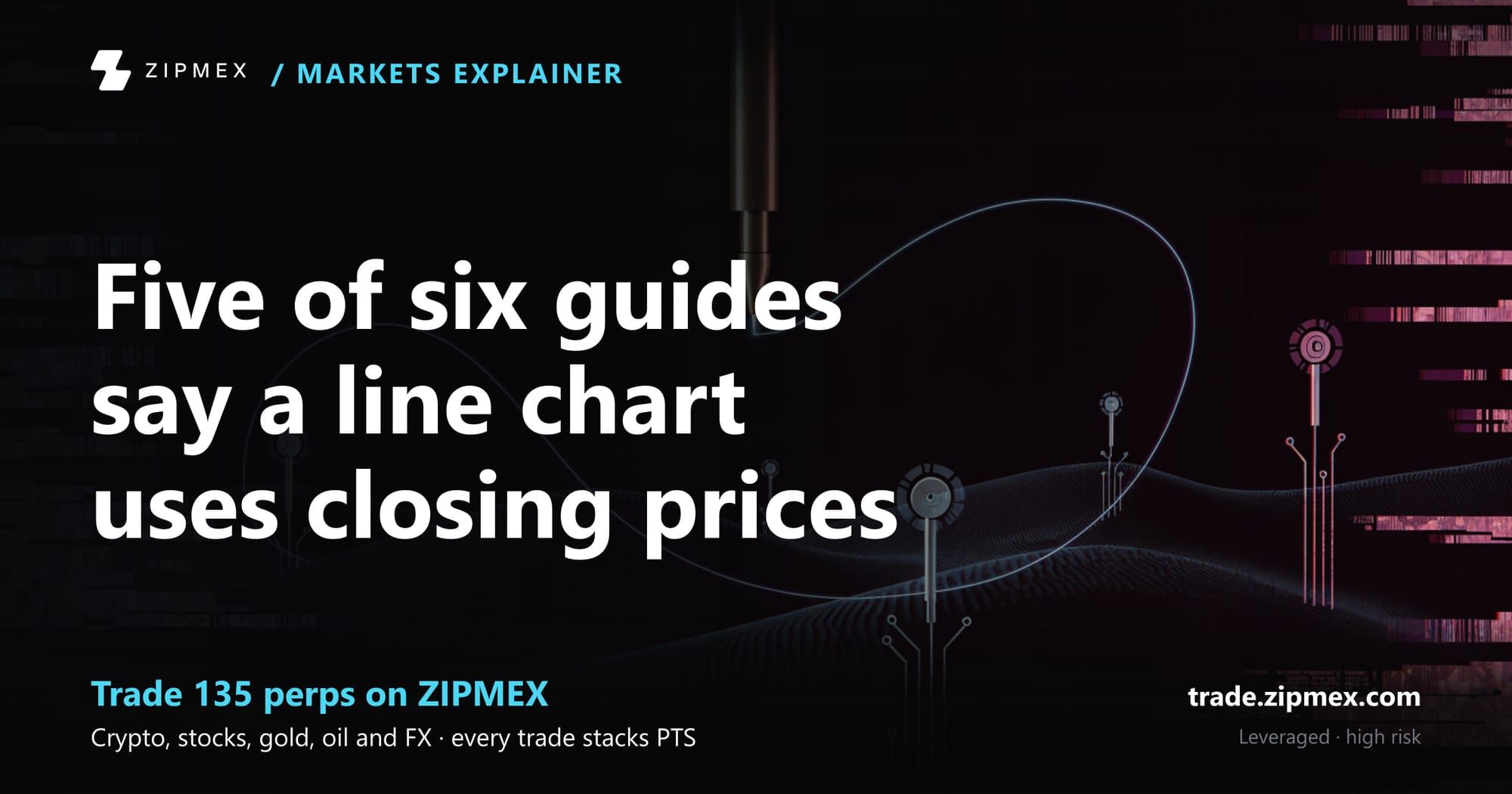 A stock line chart joins closing prices over time: what it shows and how to read it