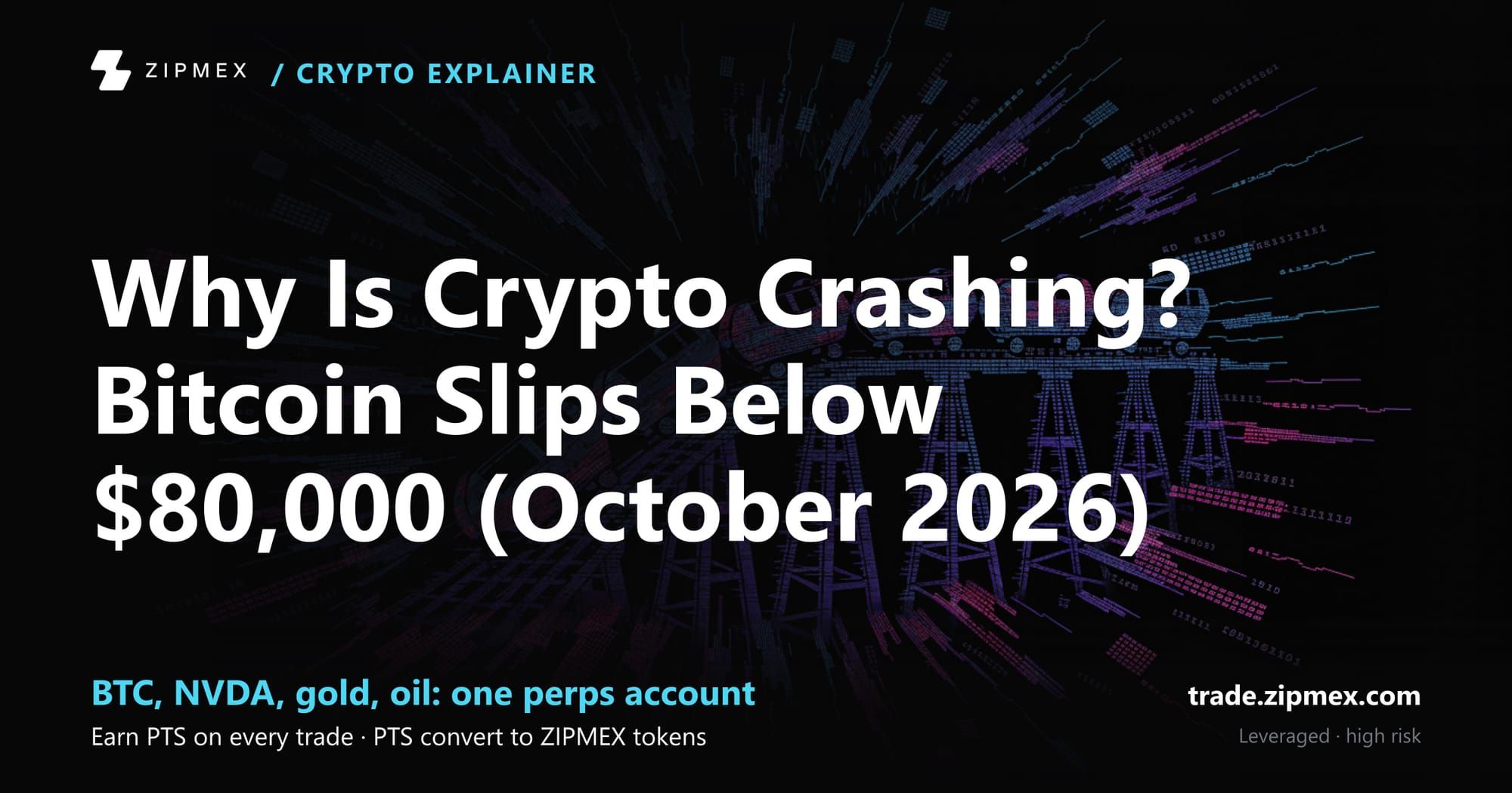 Why Is Crypto Crashing? Bitcoin Slips Below $80,000 (October 2026)