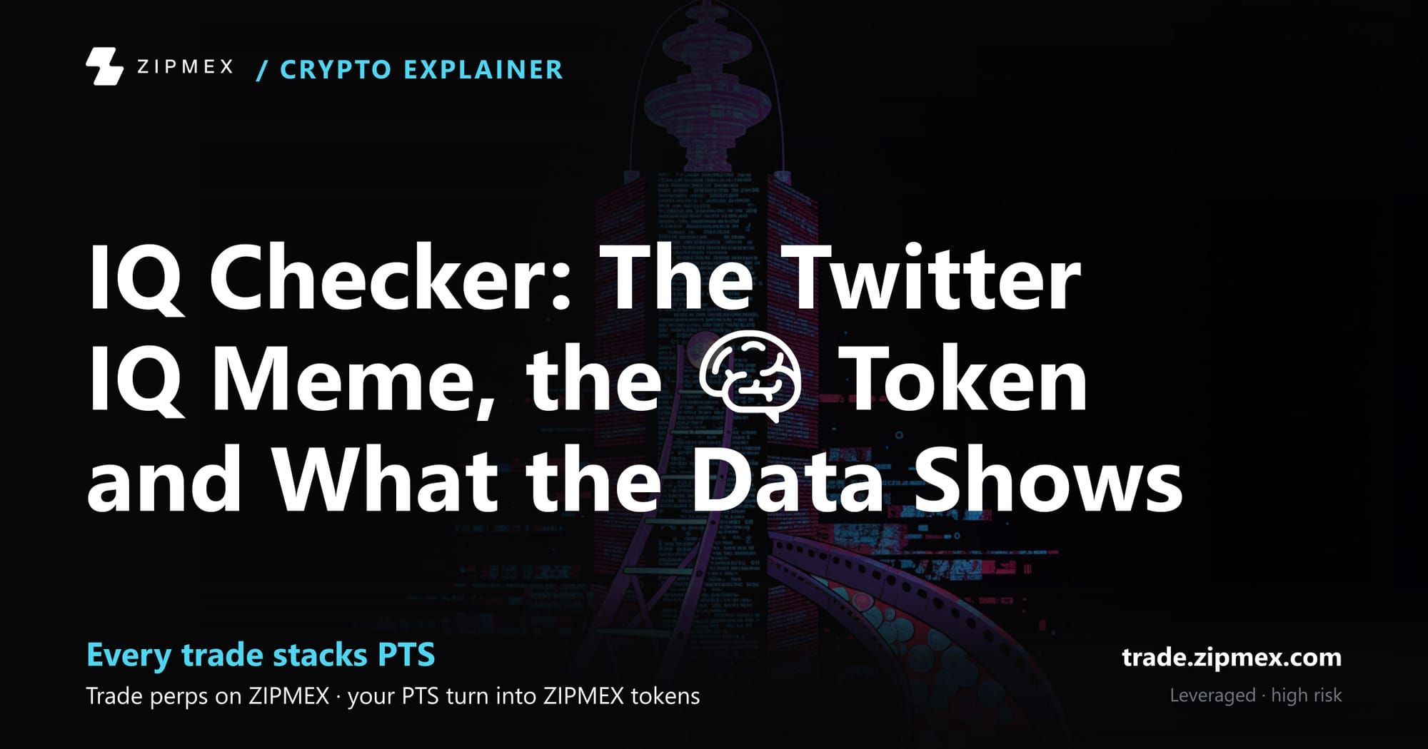 IQ Checker: The Twitter IQ Meme, the 🧠 Token and What the Data Shows