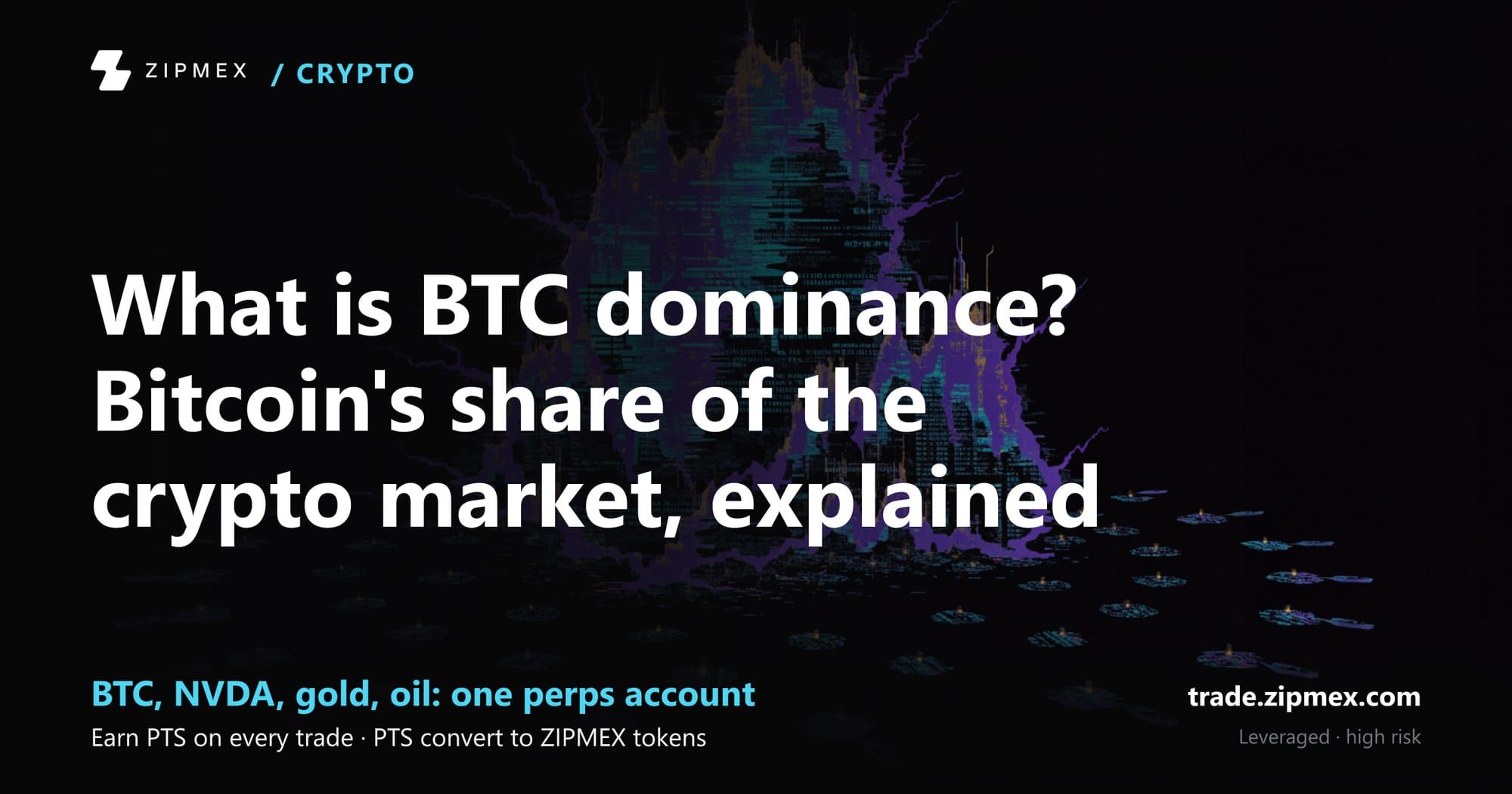 What is BTC dominance? Bitcoin's share of the crypto market, explained