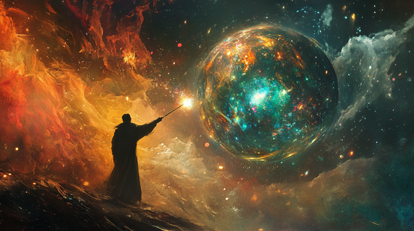 詠唱音樂類型的咒語，召喚出一整個世界觀