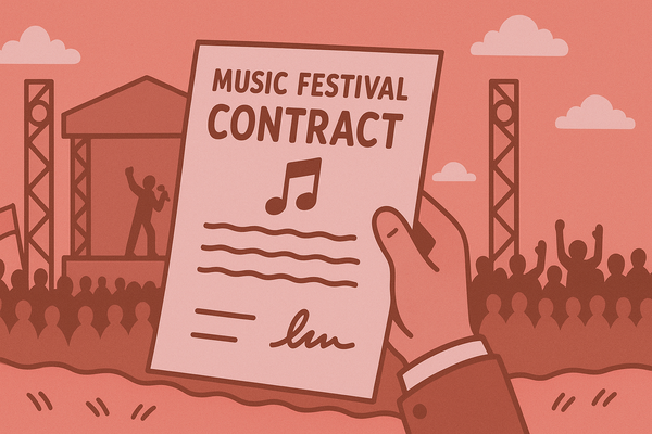 想演音樂節？先搞懂合約！
