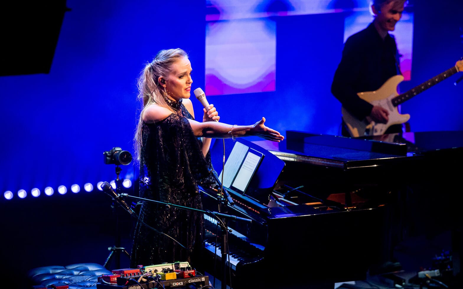 Kadri Voorand performing live on stage