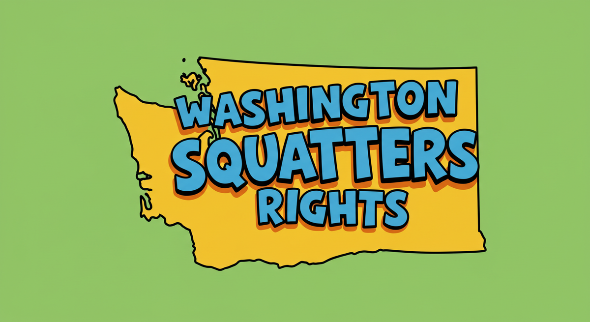 Washington Squatters Rights text on outline of the state of Washington