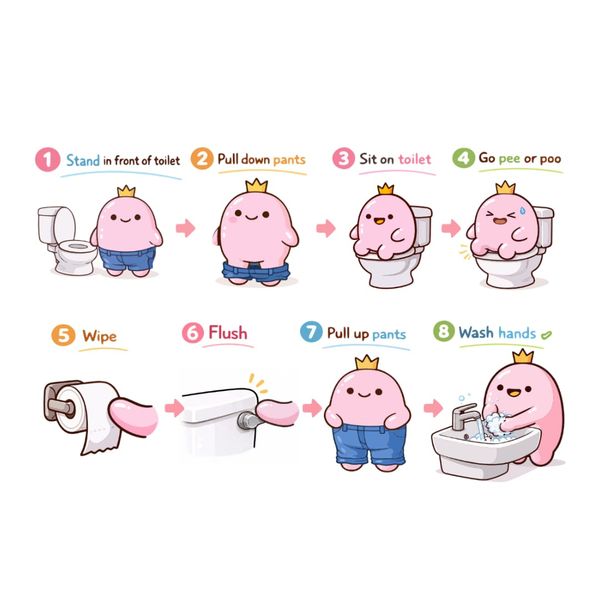 Toileting Sequencing for Children: How Visual Schedules Support Toilet Independence