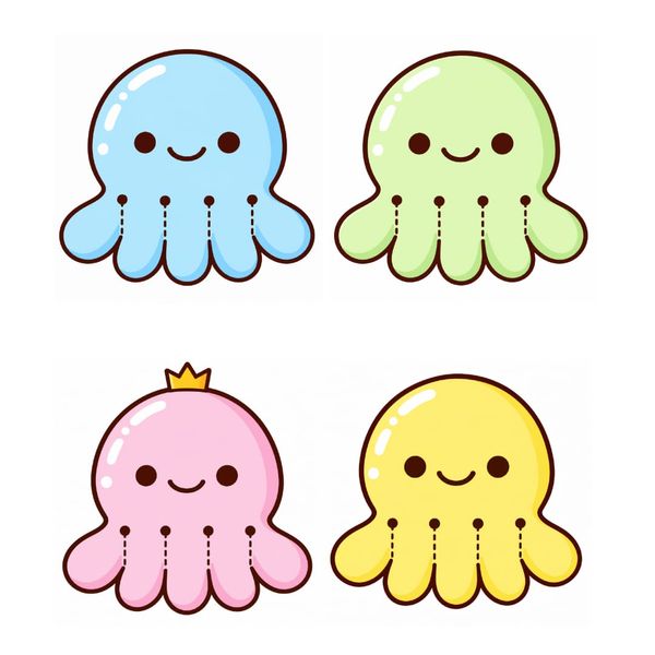 Blobtopus Cutting Printouts
