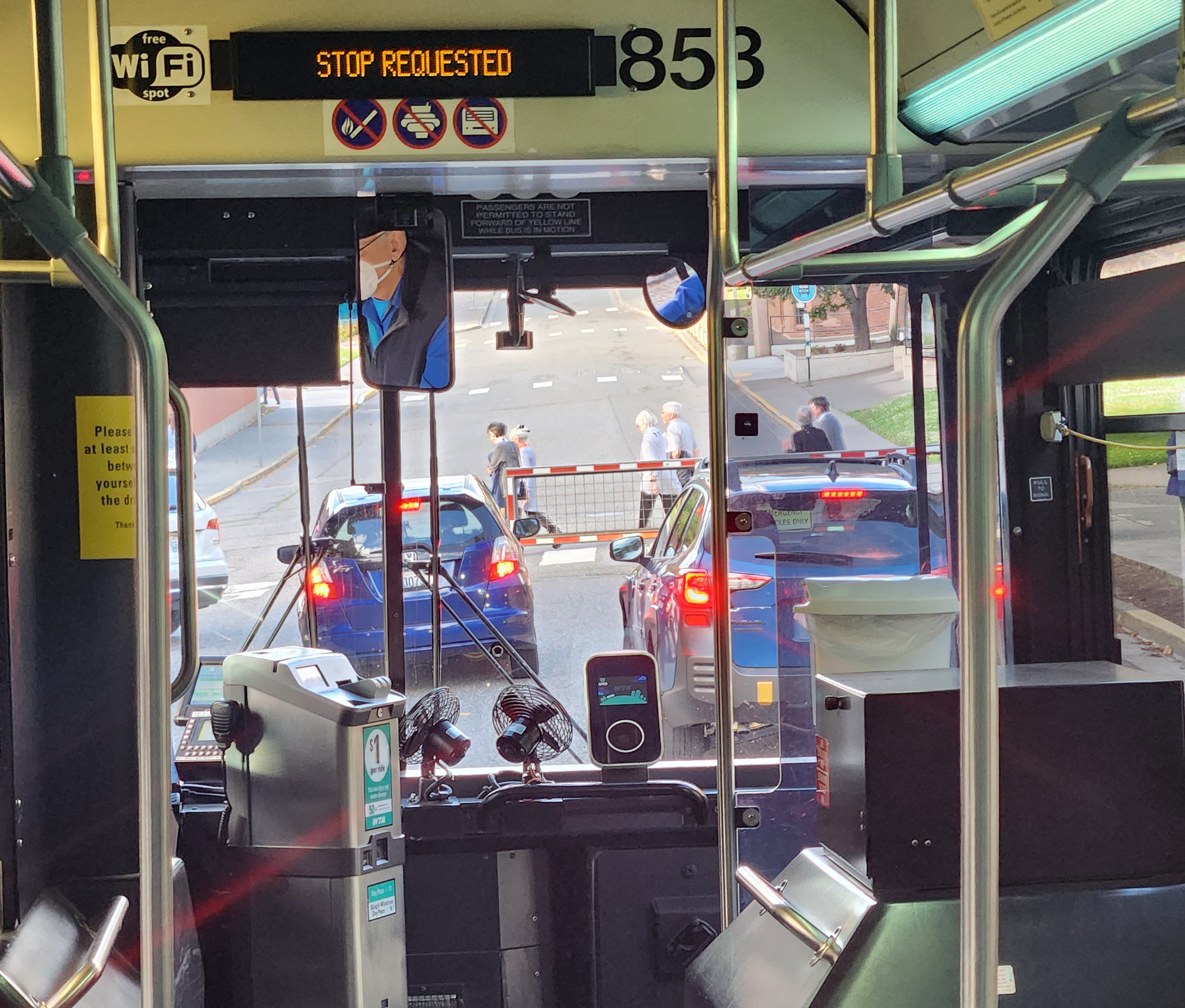 Drivers dropping off passengers or finding parking near Western Washington University's Performing Arts Center, can sometimes cause delays for buses trying to access the transit-only stretch of High Street that runs through campus. 