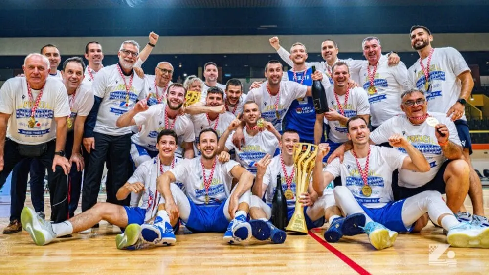 Zadar prvak države treći put za redom