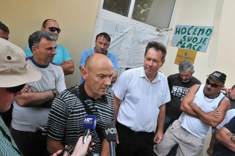 Sinovčić se pred “gortanovcima” pojavio kao posrednik s upravom