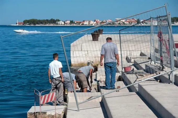 Počela sanacija zadarskih Morskih orgulja