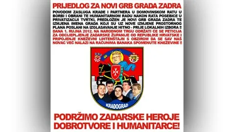 NOVA FOTOMONTAŽA – Zadar se odcjepljuje od RH i pripaja Lihtenštajnu?!