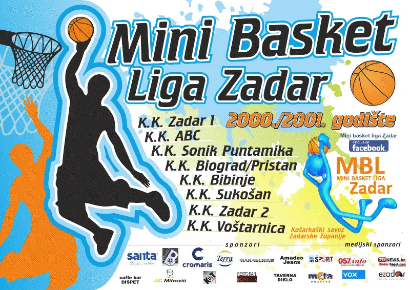 Sukošan i Zadar otvaraju Mini Basket Ligu 2013