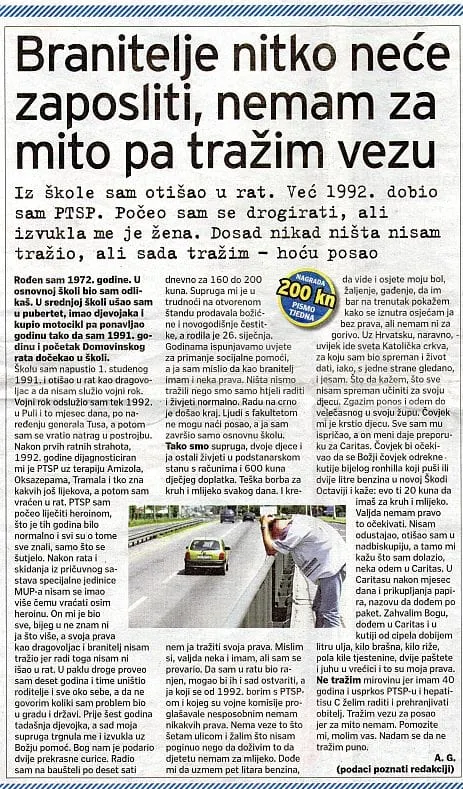 Pismo nezaposlenog branitelja podignulo studente na noge