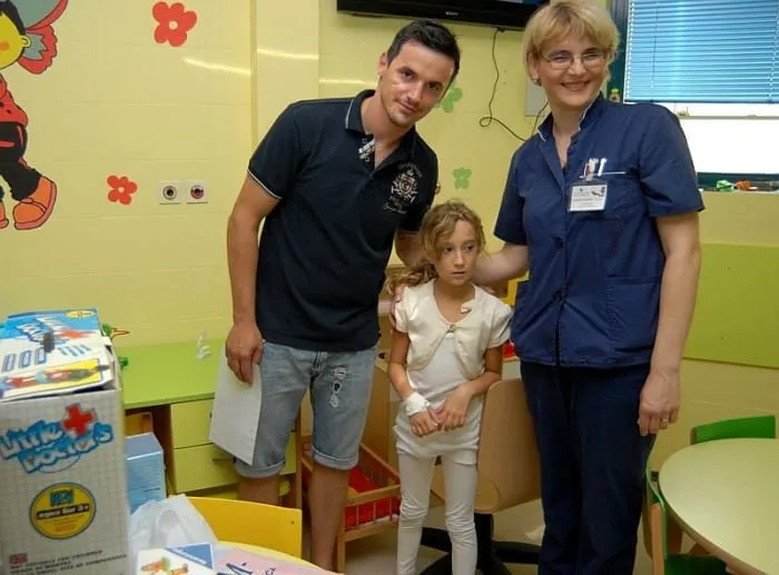 Ninčević dobio ožiljak, a zadarska pedijatrija vrijednu donaciju