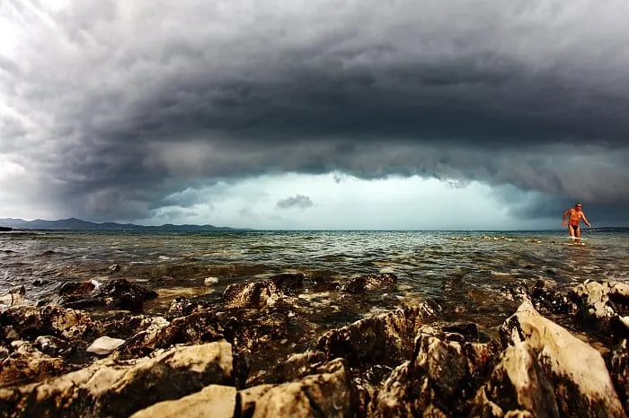 Na Zadar jutros palo 26 litara kiše po metru četvornom