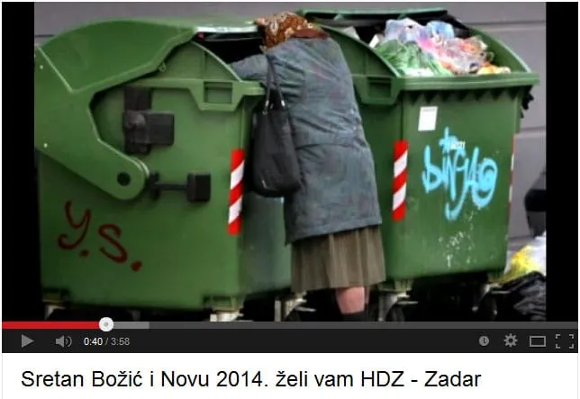 VIDEO “Sretan Božić i Novu 2014. želi vam HDZ – Zadar”