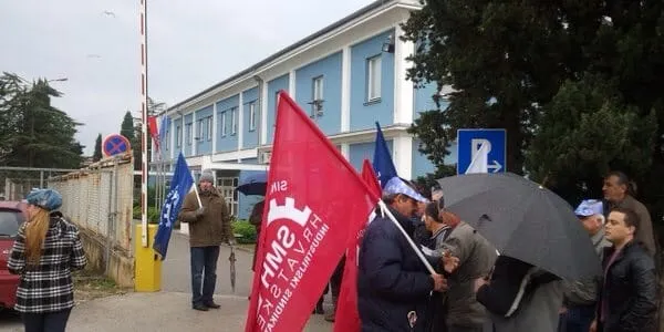 Prosvjed podrške radnicima Naute