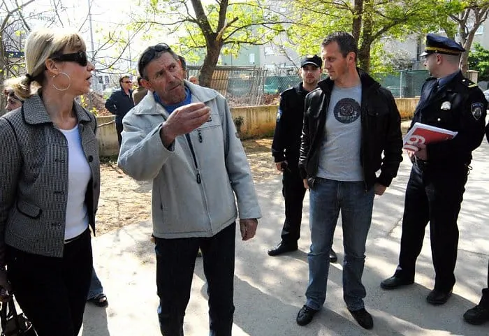 Prosvjed stanara branitelja na Relji