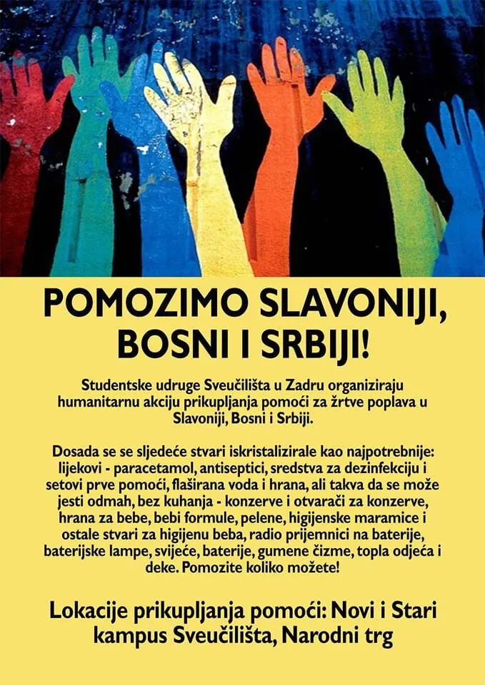 Humanitarna akcija na Nardnom trgu, Starom i Novom kampusu