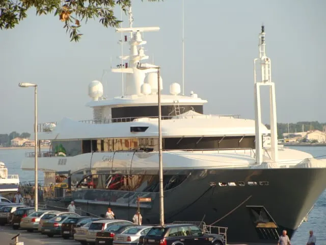 Jahta talijanskog milijardera Volpija u Zadru