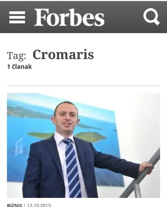 FORBES O CROMARISU Izvoze u 15 zemalja svijeta, u godini dana prihodovali 288 milijuna kuna