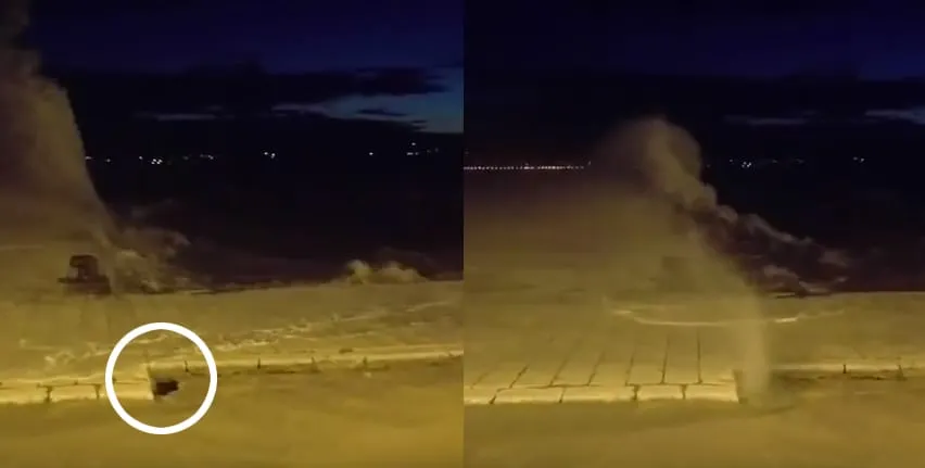 MATERIJALNA ŠTETA NA ZADARSKOJ RIVI Ovdje pogledajte video snimku kako je more probilo rivu