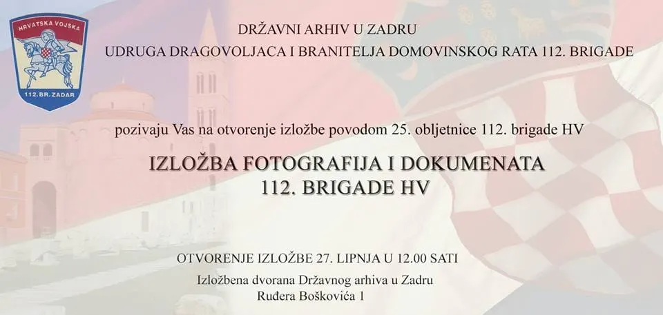 Izložba fotografija i dokumenata o ratnom putu 112. brigade