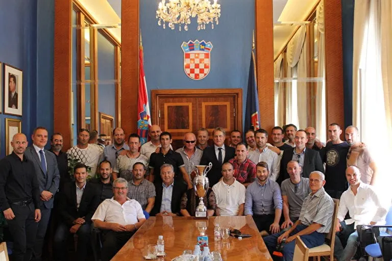 Prijem za veterane NK Arbanasi, prvake Hrvatske