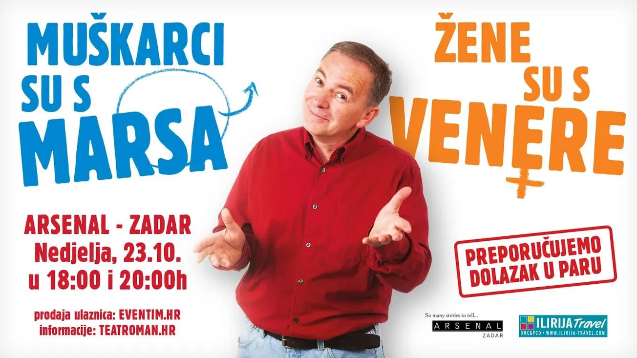 ARSENAL ZADAR – Muškarci su s Marsa, žene su s Venere