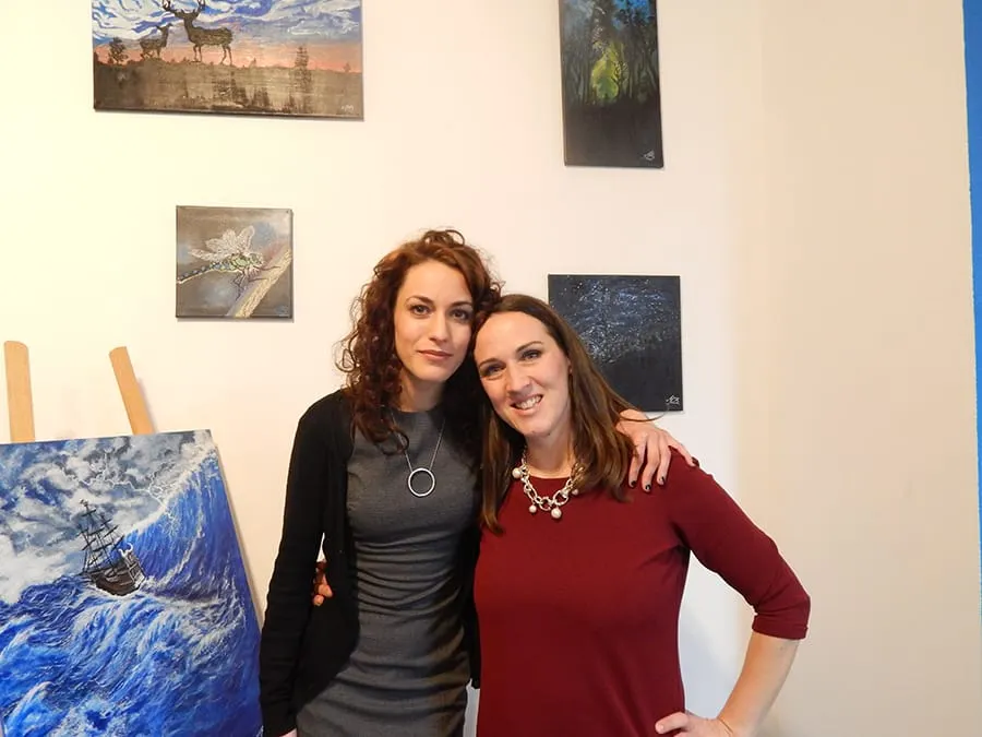 Matea Bugarija predstavila svoju prvu izložbu slika