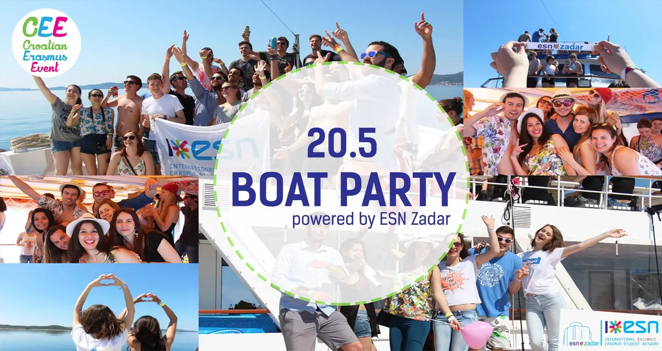 Boat party za zadarske Erasmus studente