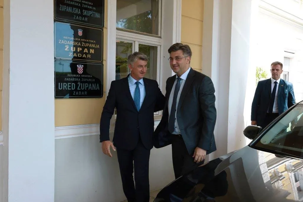 Andrej Plenković posjetio Zadarsku županiju