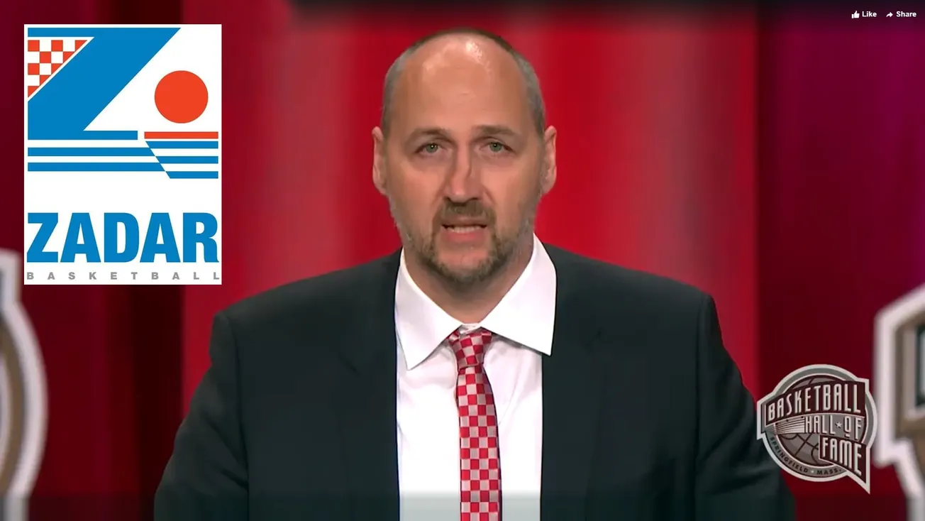 U emotivnom govoru prilikom primanja u Kuću slavnih, Dino Rađa se sjetio i svog Zadra