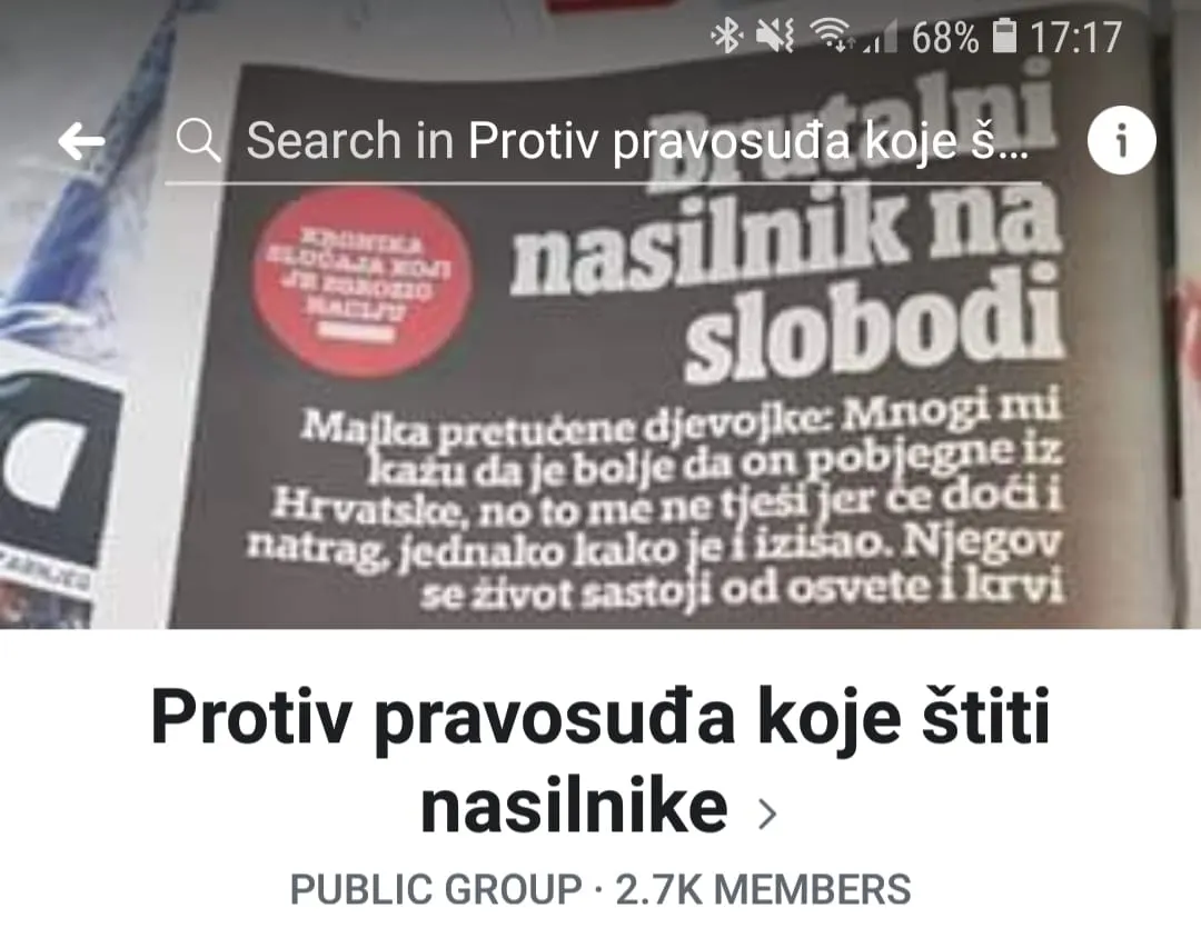 GRUPA KOJA BROJI PREKO 2700 ČLANOVA ORGANIZIRANA: Za srijedu najavljen skup podrške djevojci koju je brutalno pretukao “Daruvarac”