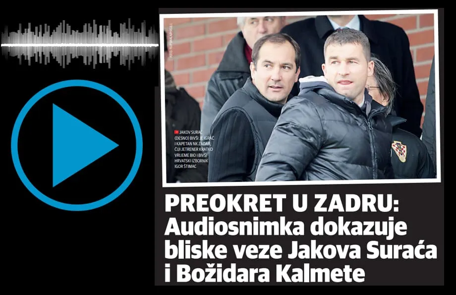 NACIONAL OBJAVIO EKSKLUZIVNU SNIMKU koja dokazuje vrlo bliske veze Jakova Suraća i Božidara Kalmete