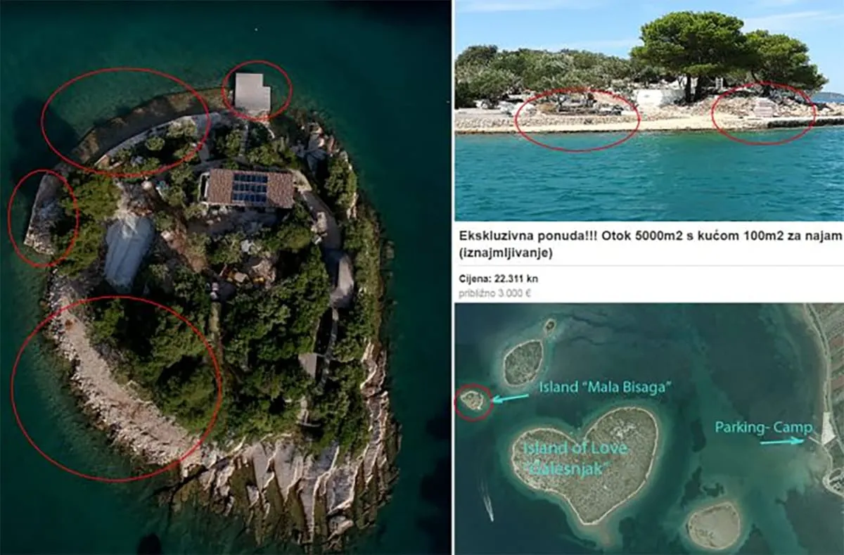 Otočić Bisaga Mala pored Turnja je devastiran, a sudska presuda leži u nečijoj ladici sedam godina