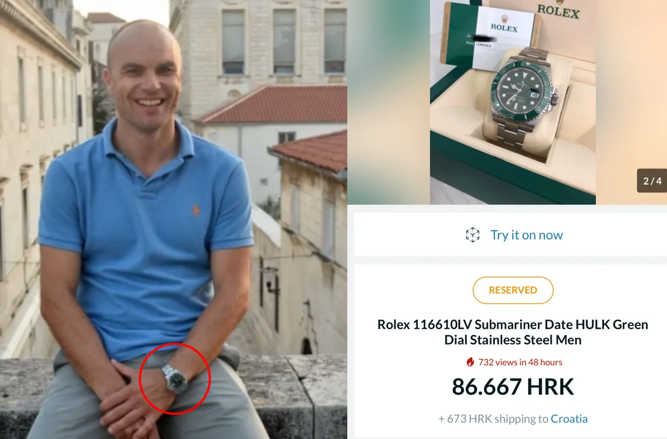 Paleka je u problemu, Carini će morati odgovoriti odakle mu skupocjeni Rolex, a može biti i brutalno kažnjen