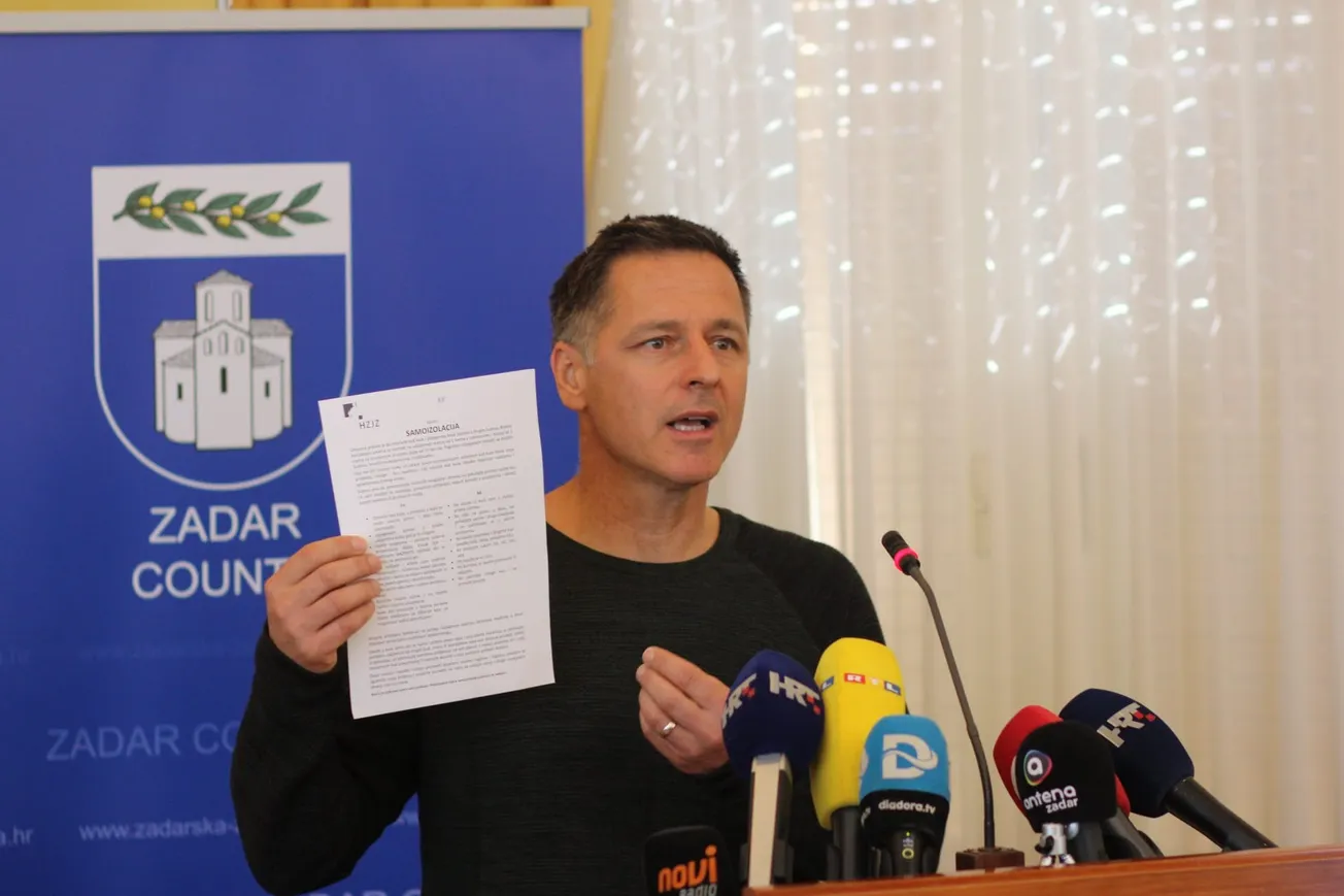 Prvi slučaj koronavirusa u Zadru: Mlada djevojka bila je u Zanzibaru i Dubaiju