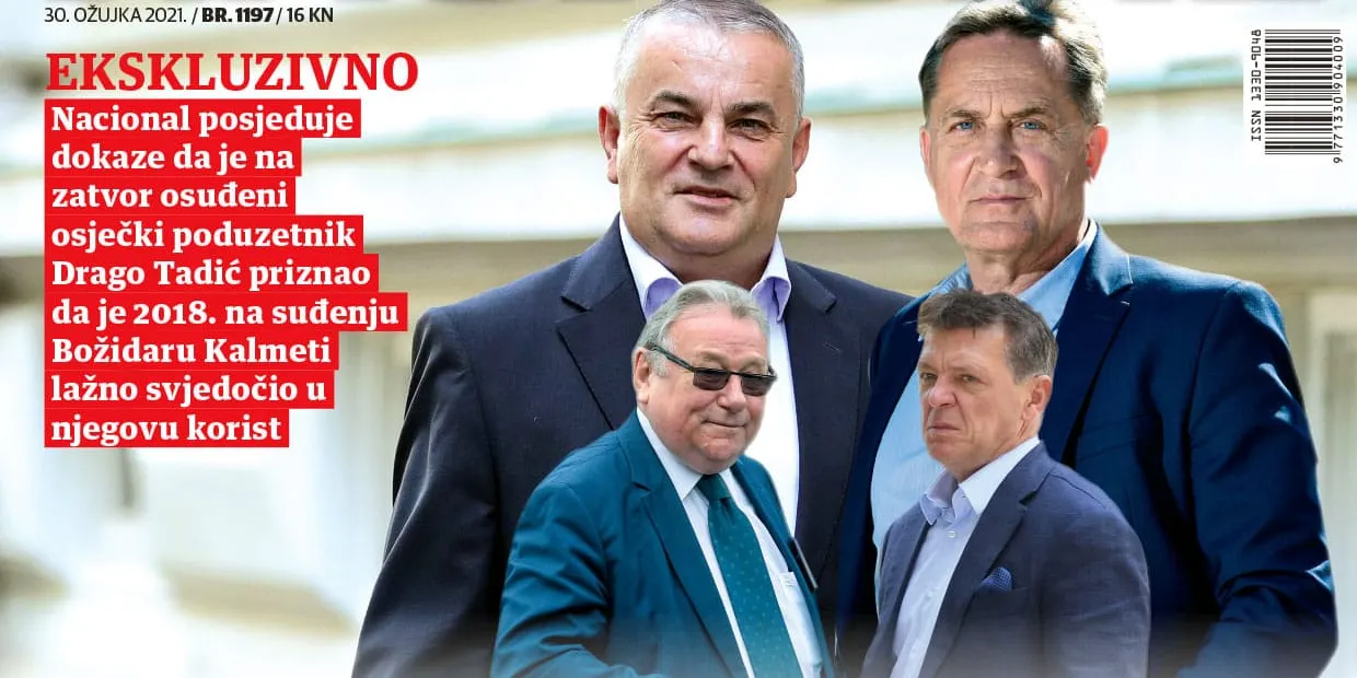VIDEO: DORH od Nacionala preuzeo dokaz da je Tadić priznao lažan iskaz na sudu u korist Kalmete