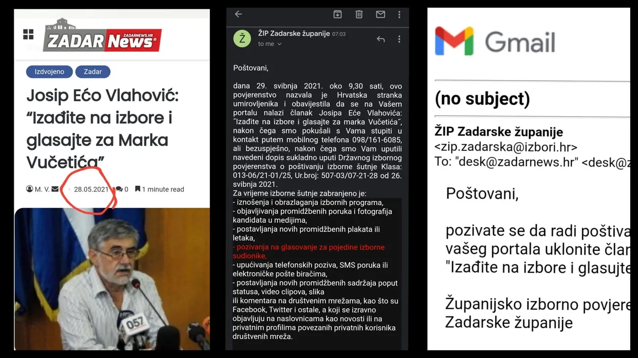 ŽIP inzistira da uklonimo članak zbog “kršenja izborne šutnje”. Nismo kršili Zakon i nećemo ga ukloniti