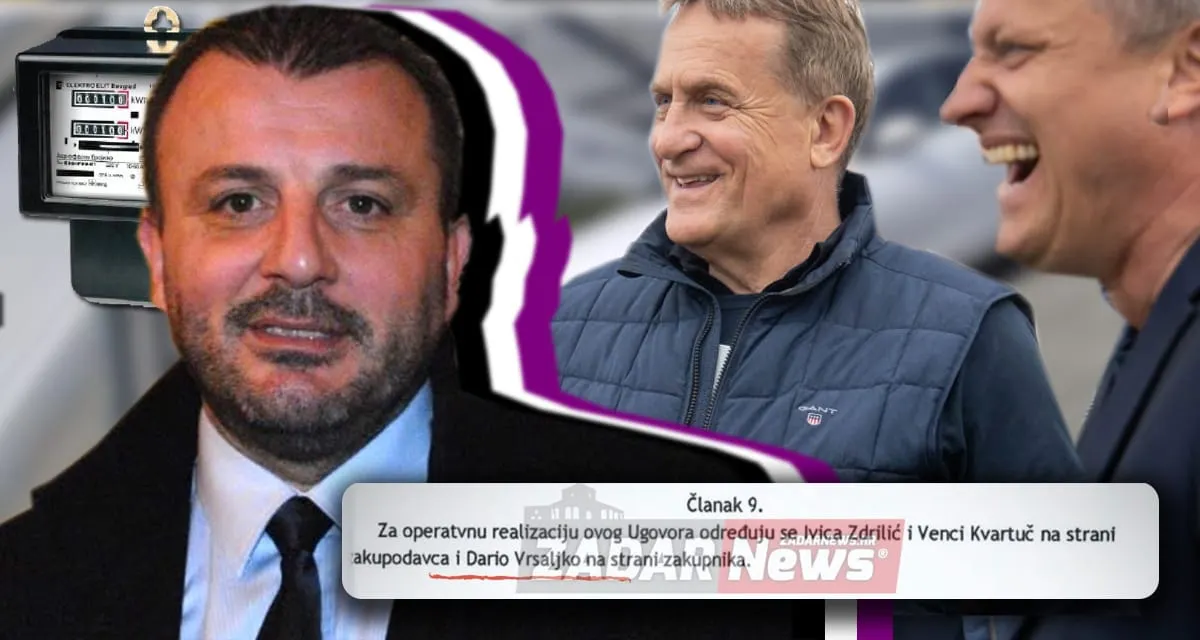 Kalmetinom vozaču i megauhljebu Vrsaljku građani Zadra plaćaju i struju i vodu za kafić koji mu je namješten