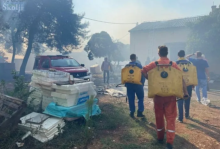 Traži se počinitelj podmetnutog požara kod Psihijatrijske bolnice na Ugljanu